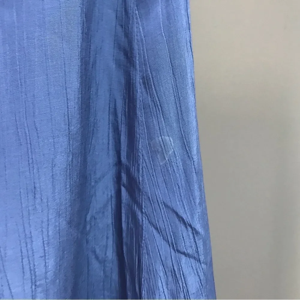 FLAX Blue Layered Maxi Skirt (S)